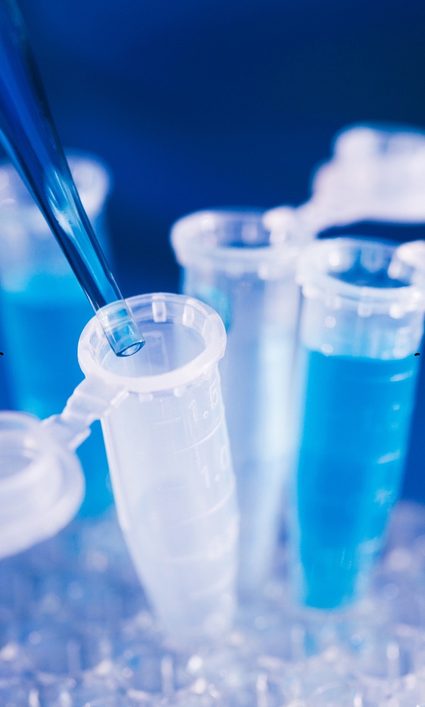 preparação de amostras laboratoriais