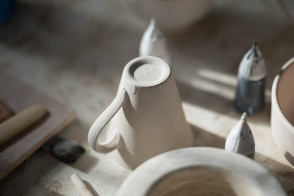 Close-up of ceramic mug